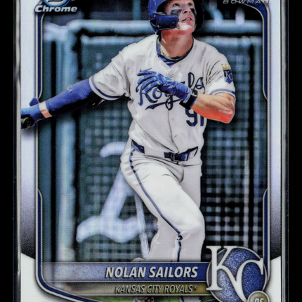 2025 Bowman Draft Chrome Nolan Sailors #BDC-86 Refractor