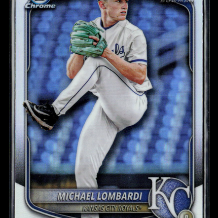 2025 Bowman Draft Chrome Michael Lombardi #BDC-118 Refractor