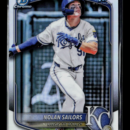 2025 Bowman Draft Chrome Nolan Sailors #BDC-86 Refractor