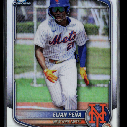 2025 Bowman Chrome Draft Elian Peña #BDC-115 Refractor