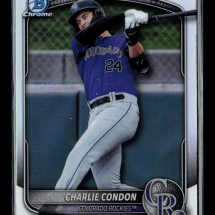 2024 Bowman Draft Chrome Charlie Condon #BDC-136 Refractor