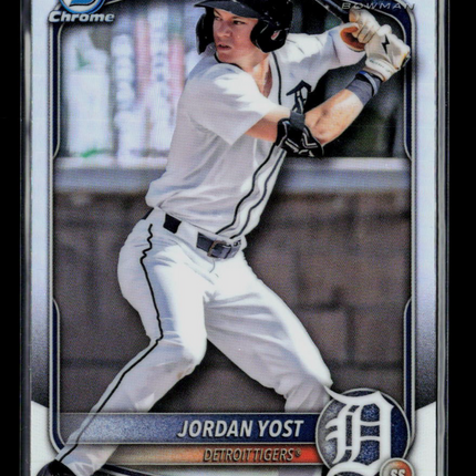 2025 Bowman Draft Chrome Jordan Yost #BDC-162 Refractor
