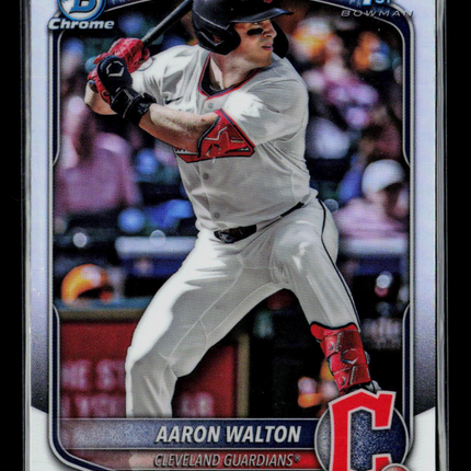 2025 Bowman Draft Chrome Aaron Walton #BDC-134 Refractor