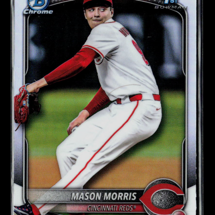 2025 Bowman Chrome Draft Mason Morris #BDC-66 Refractor