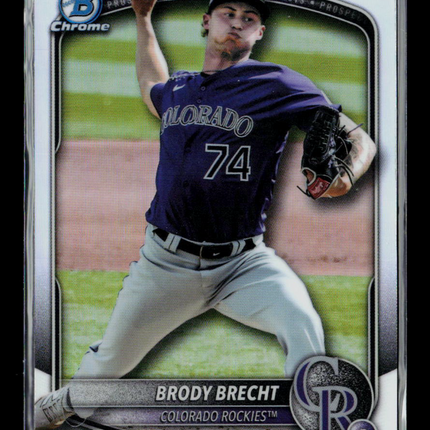 2025 Bowman Chrome Draft Brody Brecht #BDC-143 Refractor
