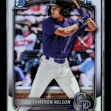 2025 Bowman Chrome Cameron Nelson #BDC-130 Refractor