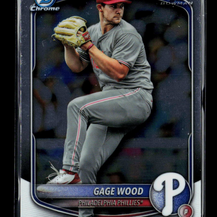 2025 Bowman Draft Chrome Gage Wood #BDC-4