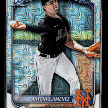 2025 Bowman Draft Chrome Antonio Jimenez #BDC-56 Mega Box Mojo Refractor