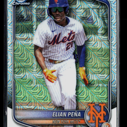2025 Bowman Chrome Draft Elian Peña #BDC-115 Mega Box Mojo Refractor