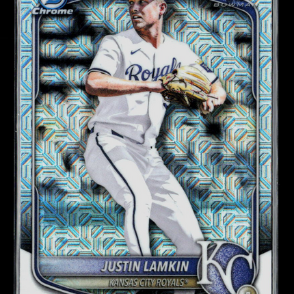 2025 Bowman Draft Chrome Justin Lamkin #BDC-62 Mega Box Mojo Refractor