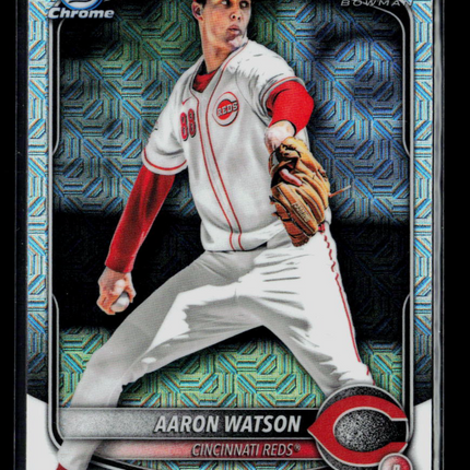 2025 Bowman Draft Chrome Aaron Watson #BDC-193 Mega Box Mojo Refractor