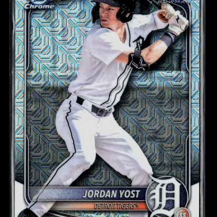 2025 Bowman Draft Chrome Jordan Yost #BDC-162 Mega Box Mojo Refractor