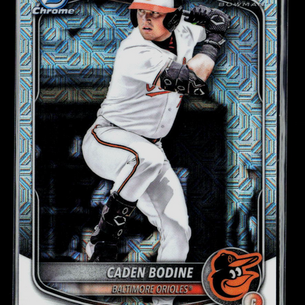2025 Bowman Draft Chrome Caden Bodine #BDC-63 Mega Box Mojo Refractor