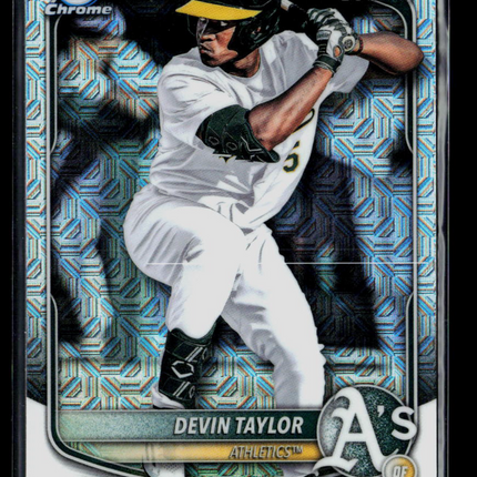 2025 Bowman Chrome Devin Taylor #BDC-135 Mega Box Mojo Refractor