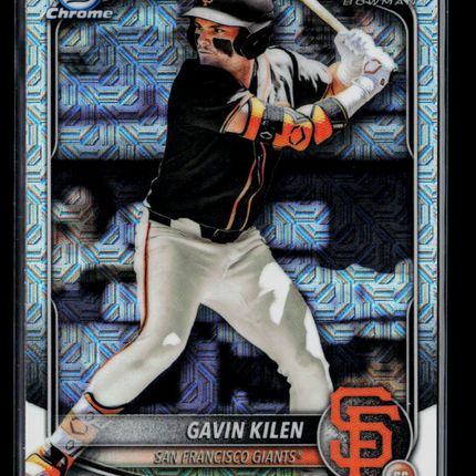2025 Bowman Draft Chrome Gavin Kilen #BDC-40 Mega Box Mojo Refractor 1st Bowman