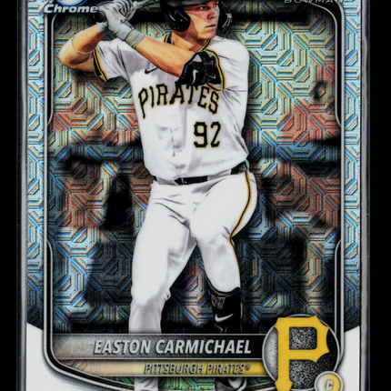 2025 Bowman Draft Chrome Easton Carmichael #BDC-50 Mega Box Mojo Refractor