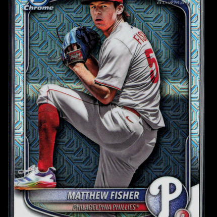 2025 Bowman Draft Chrome Matthew Fisher #BDC-106 Mega Box Mojo Refractor