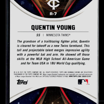 2025 Bowman Chrome Axis Quentin Young #A-7