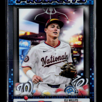 2025 Bowman Chrome Prized Prospects Eli Willits #PP-1