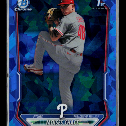 2025 Bowman Chrome Moisés Chace #BCP-36 Blue Sapphire Refractor