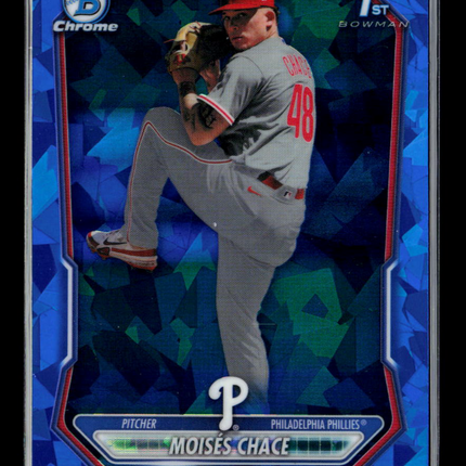 2026 Bowman Chrome Moises Chace #BCP-36 Blue Sapphire