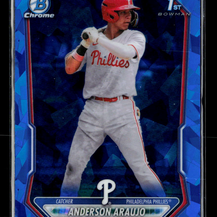 2026 Bowman Chrome Anderson Araujo #BCP-8 Blue Sapphire