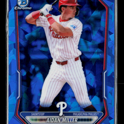 2026 Bowman Chrome Sapphire Aidan Miller #BCP-49 Blue
