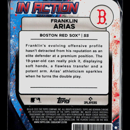 2025 Bowman In Action Franklin Arias #BIA-26