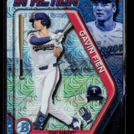 2025 Bowman Chrome In Action Gavin Fien #BIA-16 Mega Box Mojo Refractor