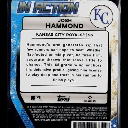 2025 Bowman In Action Josh Hammond #BIA-9