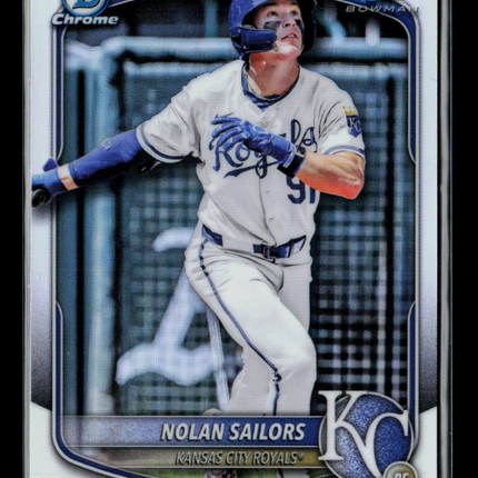 2025 Bowman Draft Chrome Nolan Sailors #BDC-86 Refractor
