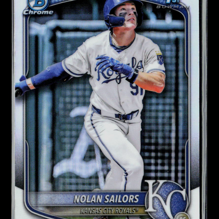 2025 Bowman Draft Chrome Nolan Sailors #BDC-86 Refractor