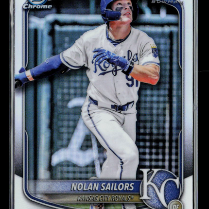 2025 Bowman Draft Chrome Nolan Sailors #BDC-86 Refractor