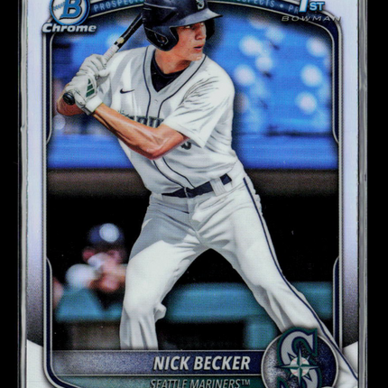2025 Bowman Draft Chrome Nick Becker #BDC-100 Refractor