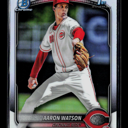 2025 Bowman Draft Chrome Aaron Watson #BDC-193 Refractor