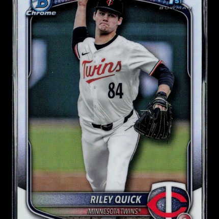 2025 Bowman Draft Chrome Riley Quick #BDC-23 Refractor 1st Bowman