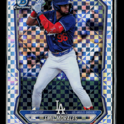2026 Bowman Chrome Emil Morales #BCP-189 Mega Box Tessractor