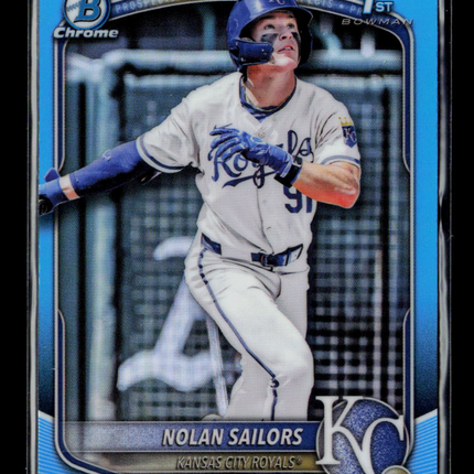 2025 Bowman Draft Chrome Nolan Sailors #BDC-86 Blue