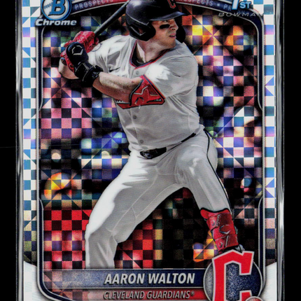 2025 Bowman Draft Chrome Aaron Walton #BDC-134 Mojo Refractor