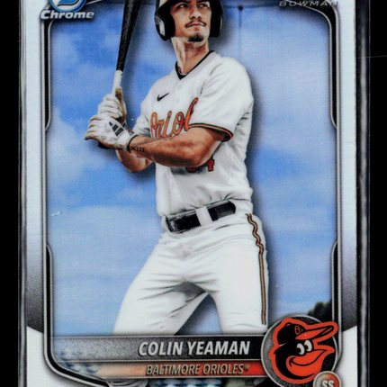 2025 Bowman Draft Chrome Colin Yeaman #BDC-47 Refractor