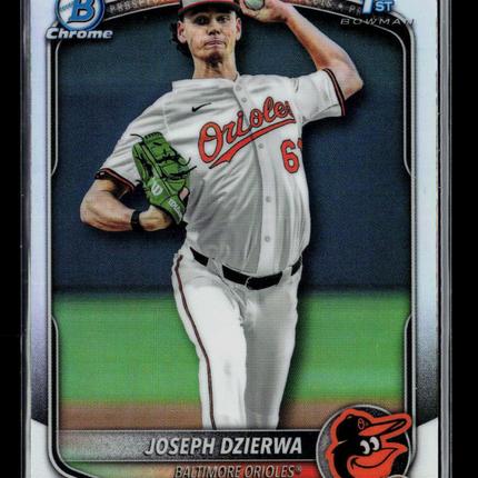 2025 Bowman Draft Chrome Joseph Dzierwa #BDC-186 Refractor 1st Bowman
