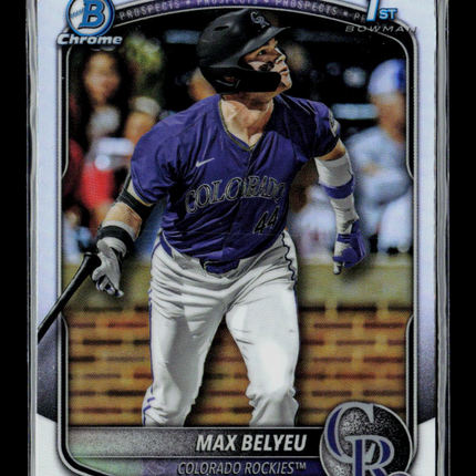 2025 Bowman Chrome Draft Max Belyeu #BDC-5 Refractor 1st Bowman