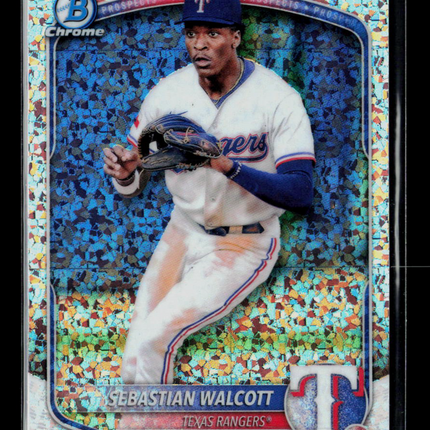 2025 Bowman Chrome Sebastian Walcott #BCP-133 Mojo Refractor