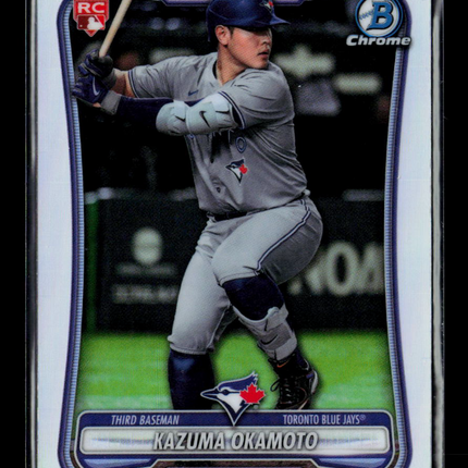 2026 Bowman Chrome Kazuma Okamoto #28 RC Red