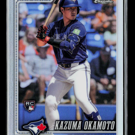 2026 Topps Chrome Kazuma Okamoto #78 Refractor RC