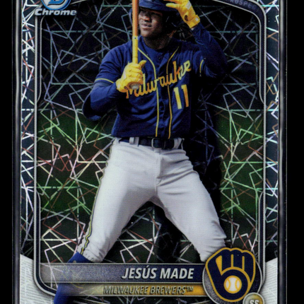 2025 Bowman Chrome Jesús Made #BDC-196 Lazer Refractor