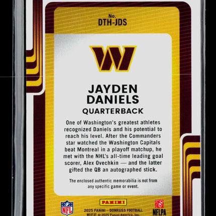 2025 Panini Donruss Threads Jayden Daniels #DTH-JDS Patch