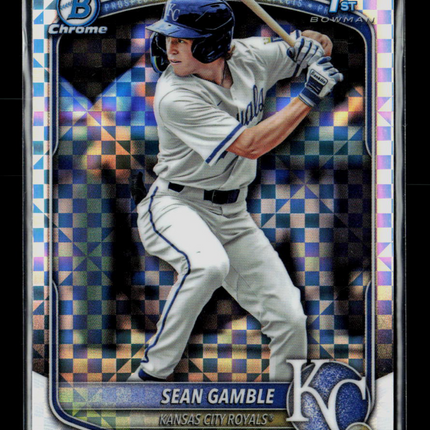 2025 Bowman Chrome Draft Sean Gamble #BDC-178 X-fractor