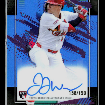 2026 Topps Finest JJ Wetherholt #FA-JJW Blue RC Auto /199