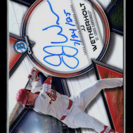 2025 Bowman Chrome Prime Chrome Signatures JJ Wetherholt #PCS-JW 36/50 Auto